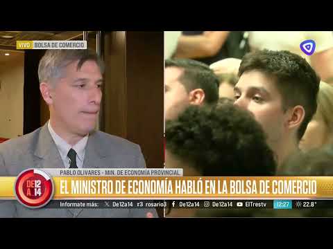 Caputo disertó en la Bolsa de Comercio