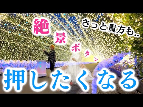 【ボタン仙人がいる】滅多に押せない(?)珍しいボタンを実際に押してきてどっちが羨ましいか決めようポチポチ..