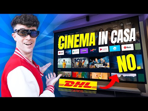 COSTRUISCO UN VERO CINEMA IN CASA, ma DHL non è d'accordo! 🙄 *TOP FIGATA TECH*