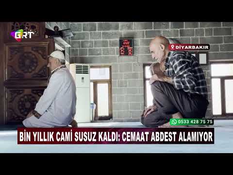 Bin Yıllık Cami Susuz Kaldı Cemaat Abdest Alamıyor