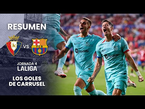 ¡Victoria culé ante un aguerrido Osasuna! Resumen de goles del Osasuna 1 - 2 FC Barcelona
