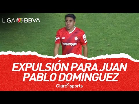 Expulsión para Juan Pablo Domínguez | León 1-0 Toluca | Liga MX Apertura 2023 | Jornada 13