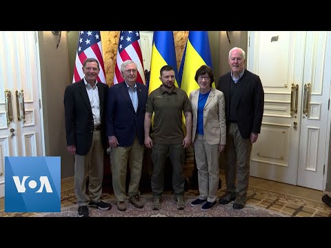 🔵Ukraine’s Zelenskyy Meets US Lawmakers in Kyiv