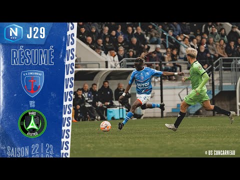 J29 US Concarneau Paris 13 Atletico 3 0 le résumé National FFF