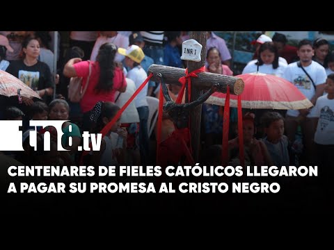 Fieles católicos llegaron a pagar su promesa en Siuna - Nicaragua