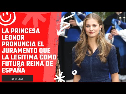 La princesa Leonor pronuncia el juramento que la legitima como futura reina de España