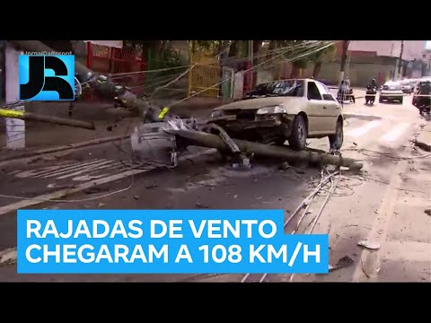 Temporal deixa quatro mortos em SP; mais de um milhão de casas estão sem energia elétrica