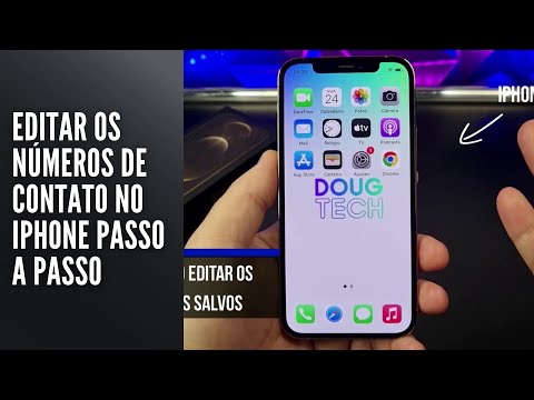 Editar os Números de Contato no iPhone Passo a Passo