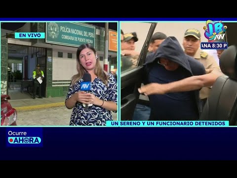 Espinoza: Sereno es llevado al MP y funcionario que afirmó manejar la camioneta podría ser liberado