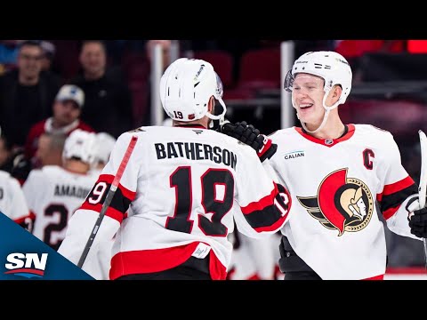 Senators Brady Tkachuk Rips His First Goal Of The Season Vs. The Canadiens