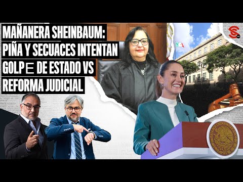 #MAÑANERA #Sheinbaum: #Piña y secuaces intentan g0lp? de #Estado vs #ReformaJudicial 04/10/2024