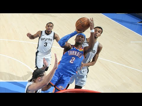 Thunder Finally Beat the Spurs! SGA 34 Pts!
