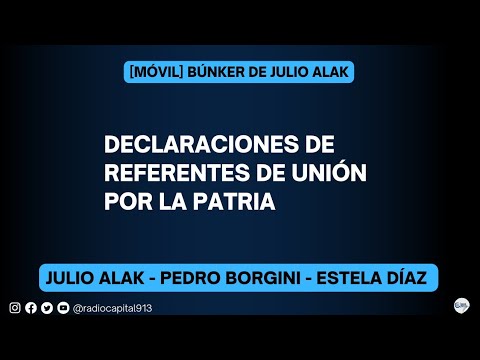 [MÓVIL] Julio Alak, Pedro Borgini y Estela Díaz