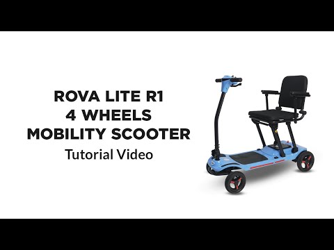 Rova Lite R1 4 Wheels Mobility Scooter | Tutorial Video