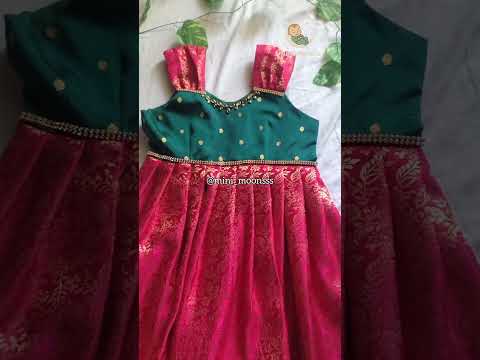 ✨Soft, flowy & timeless — this silk frock is made to make every moment graceful #babygirldress