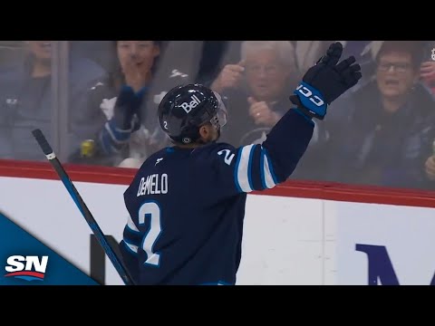 Jets Dylan DeMelo Goes Bar Down For First Goal Of The Season