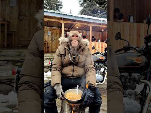 ❄️ “Atal Tunnel Se Bahar… Snowy Sissu Ka Magic! 🌨️🏔️” #aimonkeyvlog #monkey #sissuvalley