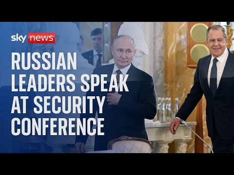 Watch live: Putin and Lavrov speak at security conference