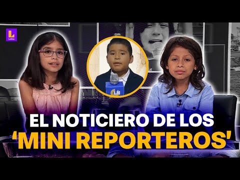 Un noticiero hecho por niños: Mira a los reporteros más jóvenes del Perú