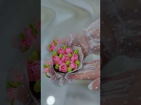 Капкейки с тюльпанами #8марта #cake