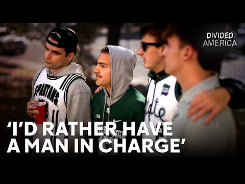 Swing state Michigan reveals battle of the sexes