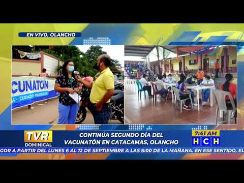 No se llega a la meta en el vacunatón de Catacamas, pobladores se abstienen de aplicarse la vacuna
