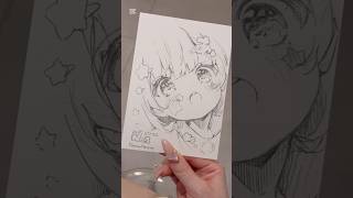 【毎日スケッチ001】ひらがなシリーズです५✍️#イラストメイキング #アナログイラスト