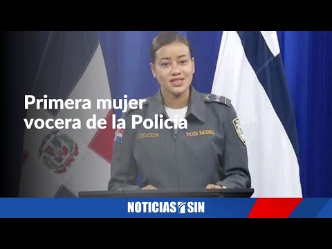 Primera mujer vocera de la Policía