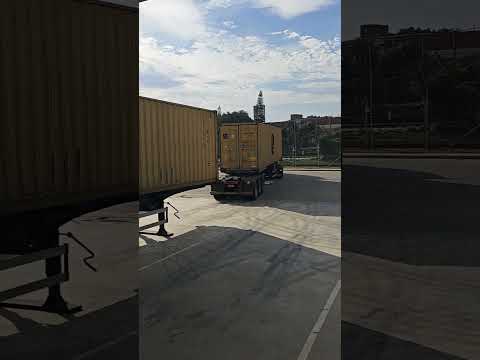 Slide Container Forward On Trailer, How Dual Container Chassis Works !