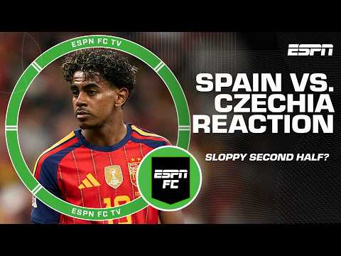 Spain vs. Czechia Reaction 👀 Burley says the World Cup champs didn’t leave 1st gear | ESPN FC