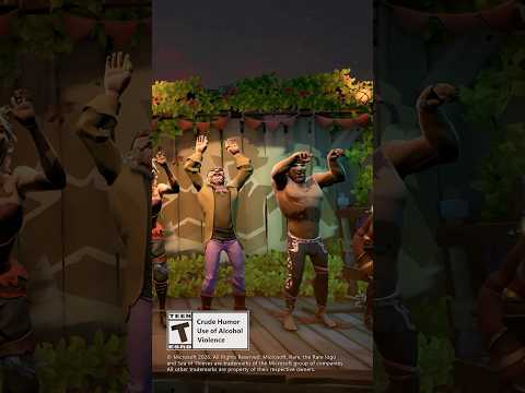 Is your crew making full use of the Rising Wave Emote? #SeaOfThieves #Gaming