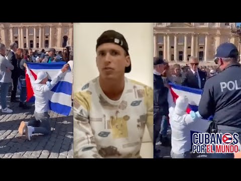 Otaola entrevista a Felipe Fundora el cubano al que los policías que quitó la bandera en el Vaticano