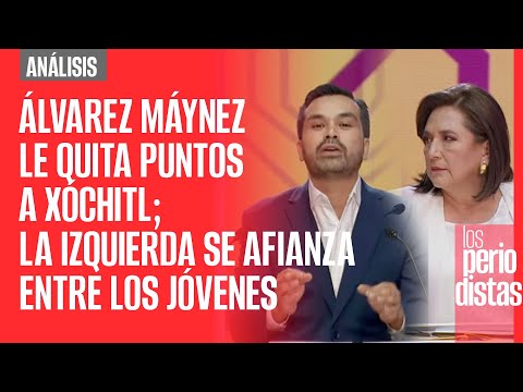 #Análisis ¬ Álvarez Máynez le quita puntos a Xóchitl; la izquierda se afianza entre los jóvenes