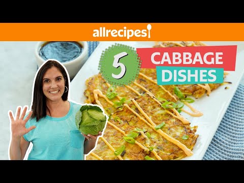 Make 5 Cabbage Dishes from 1 Head of Cabbage | Cabbage Soup, Cabbage Rolls, Cabbage Pancakes & More!