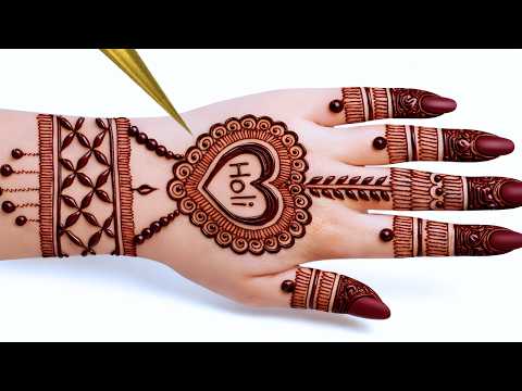 Happy Holi Special Mehndi Design | Holi ki Mehandi | Holi #Mehndi | होली की मेहंदी | Holi ki Mehndi
