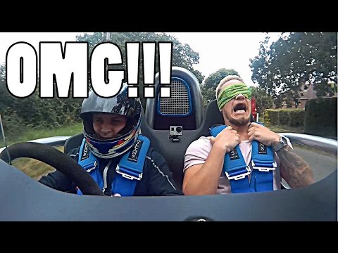 BLINDFOLD RIDE IN SUPERCHARGED ROCKET: REACTION VIDEO!!