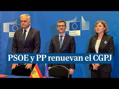 El PSOE y el PP pactan renovar el CGPJ cinco años después