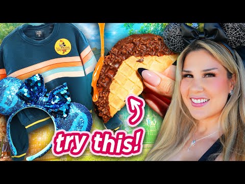 What You Should Be Eating in Downtown Disney! Ice Cream Taco, Lots of Food + New 70th Merch!