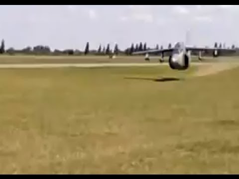 Una arriesgada maniobra aérea