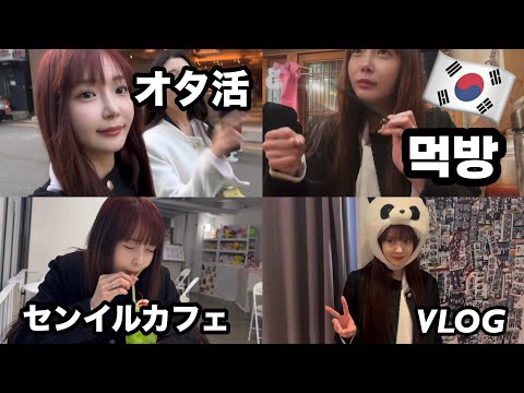 韓国人の友達と遊ぶ27歳独身2人のオタク休日vlog
