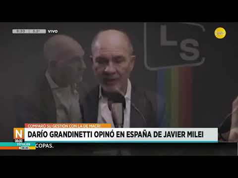 Darío Grandinetti opinó de Milei y comparó su gestión con la de Macri ?N8:00? 03-06-24