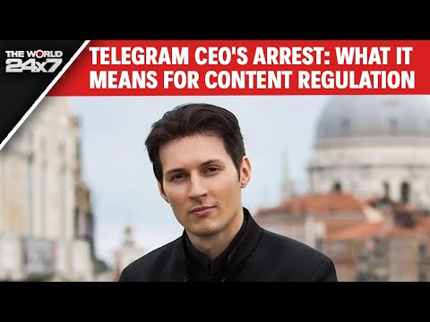 Telegram CEO | Telegram App CEO's Arrest: System Of Moderating Illegal Content Significantly Weaker?