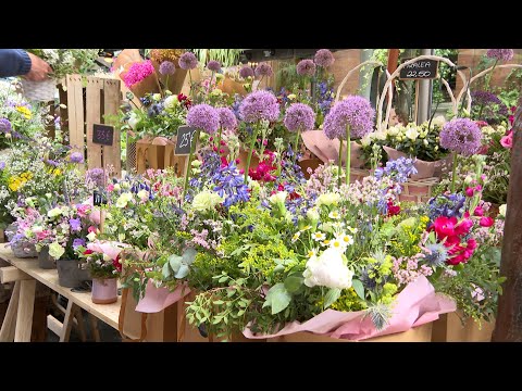 El Mercado de las Flores llena de color la madrileña calle de Jorge Juan