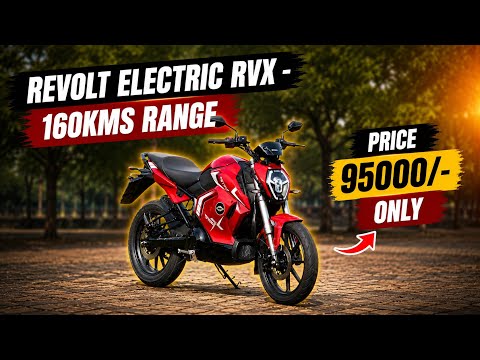 2026 Revolt RVX Review | 160KM Range | ₹95,000 Electric Bike |