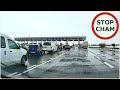 Zaskoczeni przez E-Toll - zatrzymanie na autostradzie na rodku, na boku, byle jak