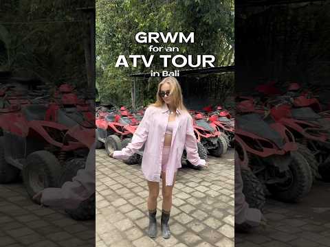 Get ready with me to go for an ATV tour at Ubud💚 #bali #atvbali #atvubud #ubud #balitour