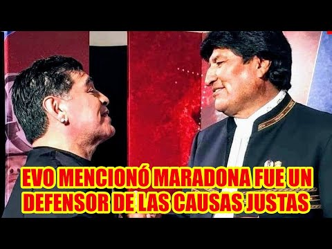 DIEGO ARMANDO MARADONA LATINOAMÉRICA NO SERÁ COMPLETA SI BOLIVIA NO TIENE MAR...