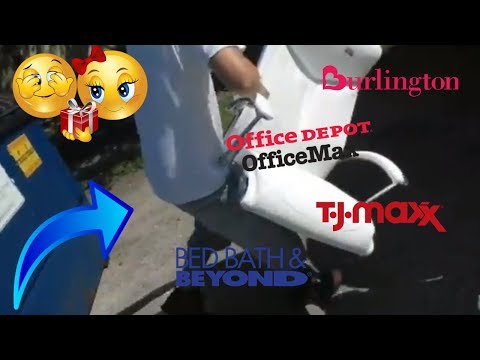 DUMPSTER DIVING LIVE VLOG #30: OFFICE DEPOT EMPLOYEES LEFT US A HUGE SURPRISE!!!