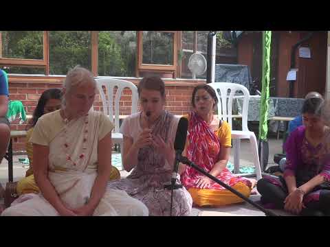 Morning Programme with Srila B.R. Madhusudan Maharaj