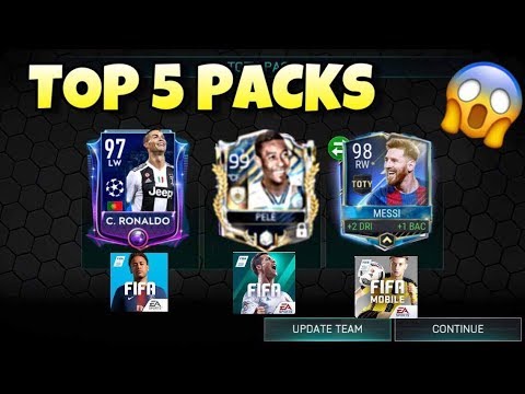 TOP 5 BEST PACKS FROM EACH FIFA MOBILE SEASONS!!! Ft. Fifa Mobile 17, 18 & 19
